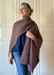 Ruana Wrap Shawl CROCHET PATTERN