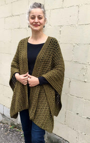 Ruana Shwal Crochet Pattern