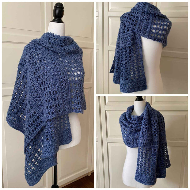 YOMI Shawl CROCHET PATTERN