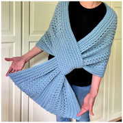 Hoodie Prayer Shawl Crochet PATTERN