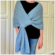 Hoodie Prayer Shawl Crochet PATTERN