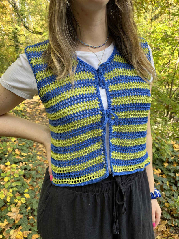 Basic Mesh cardigan Crochet Pattern