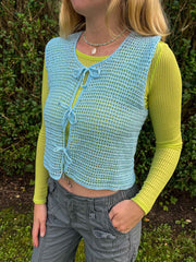 Basic Mesh cardigan Crochet Pattern