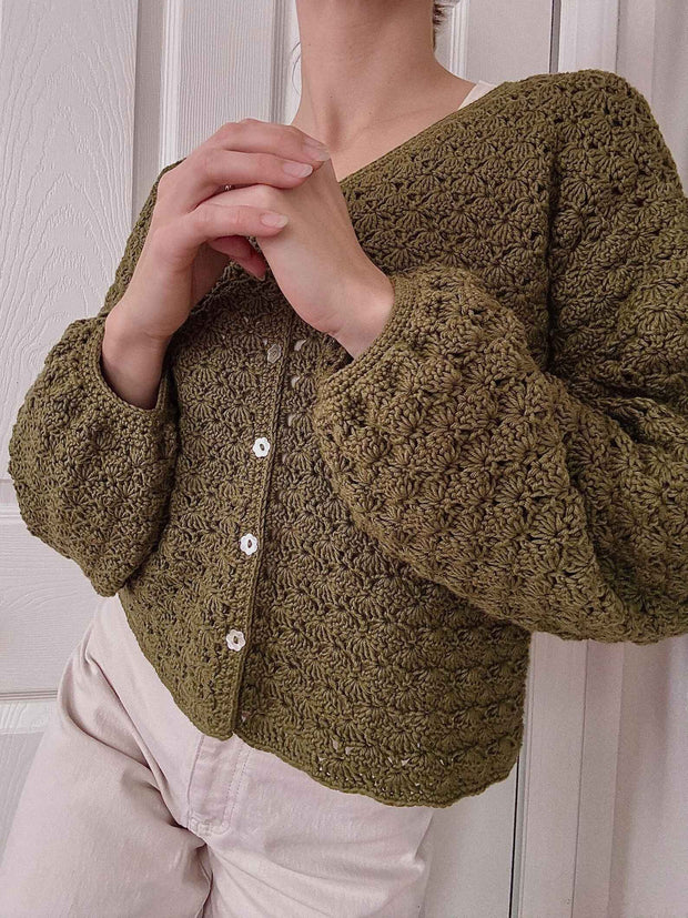 Shelly cardigan Crochet Pattern