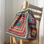 The Large granny tote bag crochet pattern