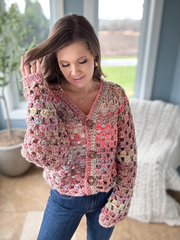 Chunky Granny Cardigan CROCHET PATTERN & VIDEO