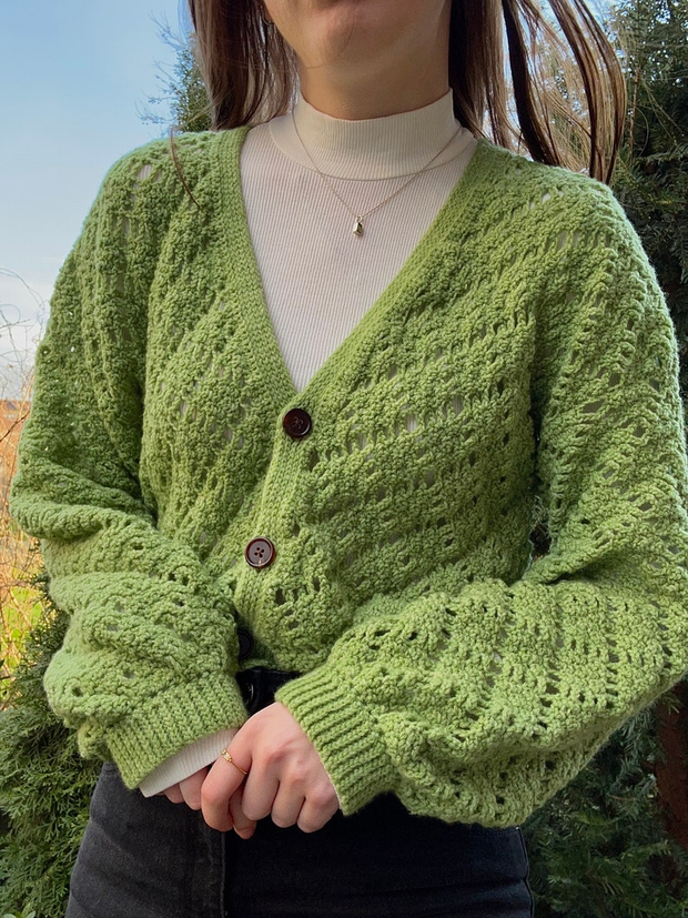 Gemma Cardigan Crochet Pattern (English)|