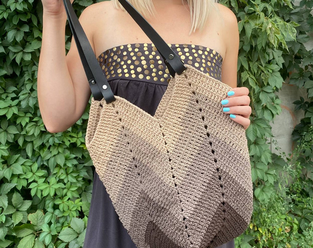 Reusable Grocery bag Magnolia CROCHET PATTERN