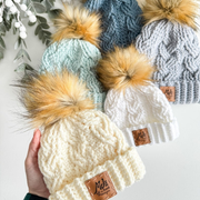 CROCHET PATTERN & VIDEO/ Cozy Cottage Cabled Hat